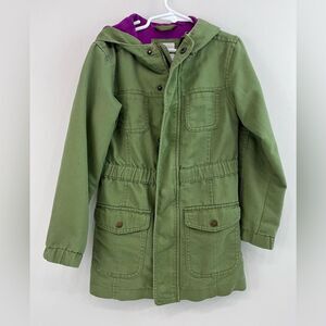 Cat & Jack Olive Green Lightweight Jacket Girls 6
